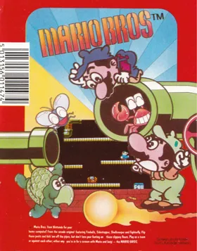Mario Bros (UK) (1987) box cover back